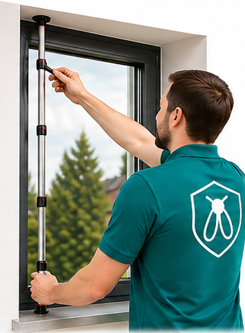 Millimetergenaues Aufmaß am Fenster